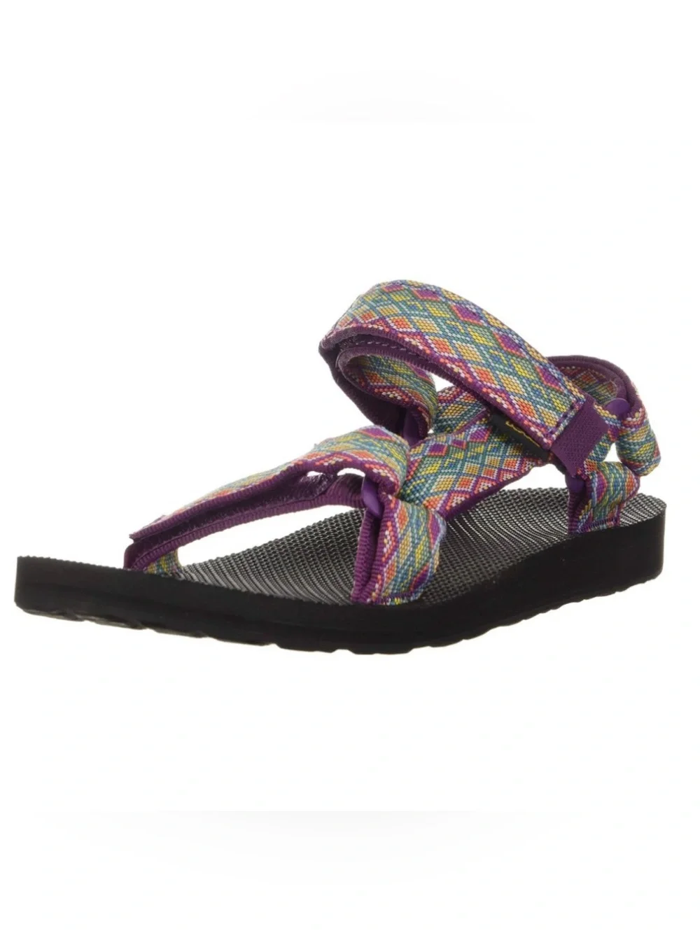 Teva Womens Original Universal Sandal Miramar Fade Dark Purple Multi Sz 10